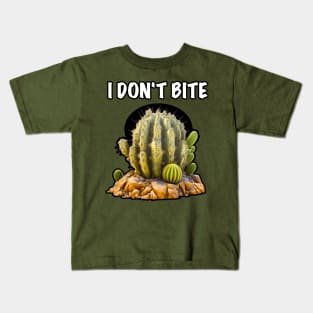 Cactus - I don't bite Kids T-Shirt